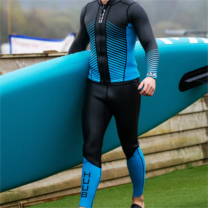 2024 Huub Mens Aluna SUP & Swim Neoprene Trouser ALUNAPANT - Black / Blue